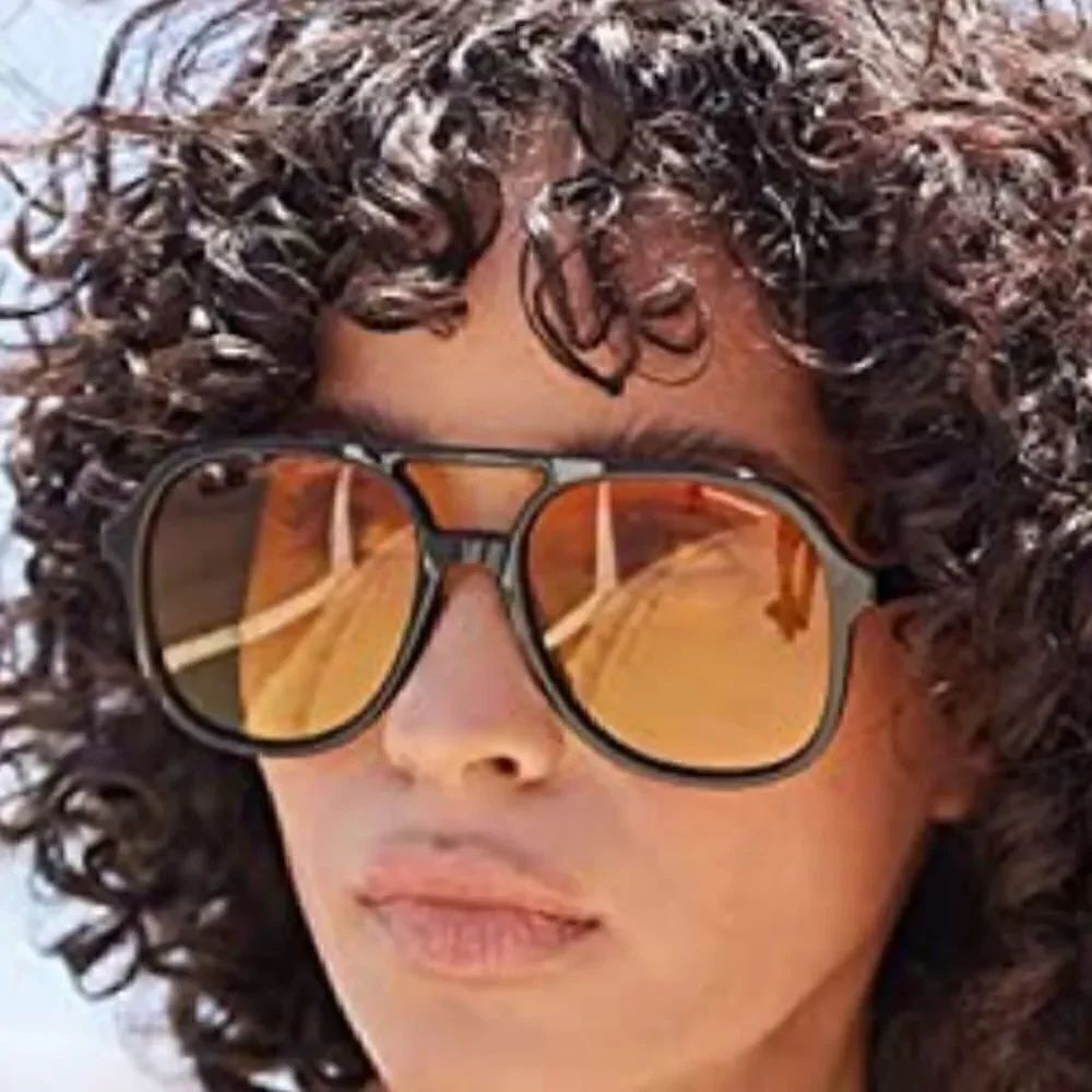 Retro Aviator Sunglasses - Picture 3 of 3